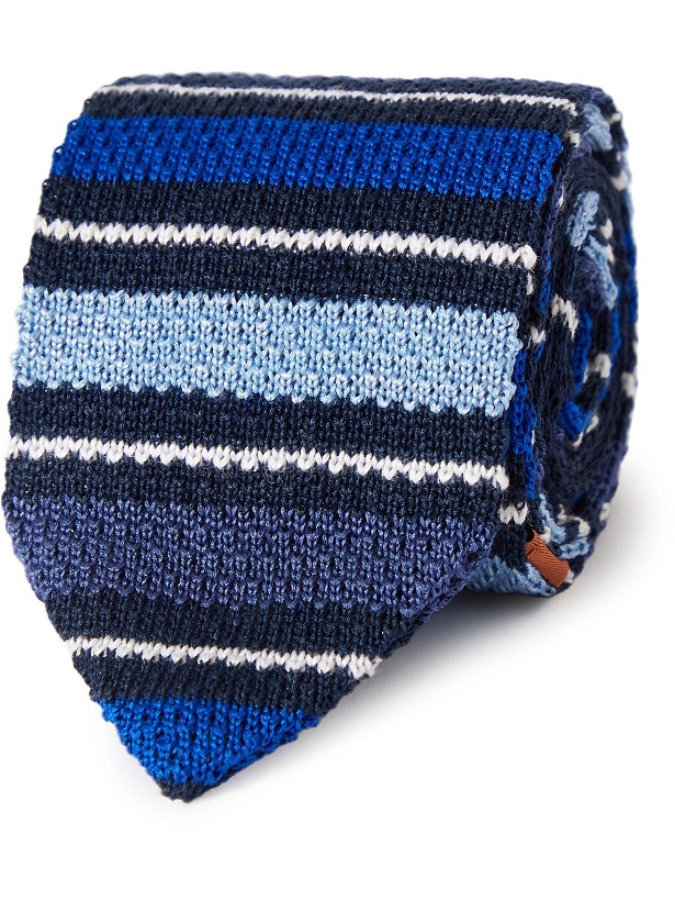 Photo: Missoni - Knitted Cotton, Silk and Linen-Blend Tie