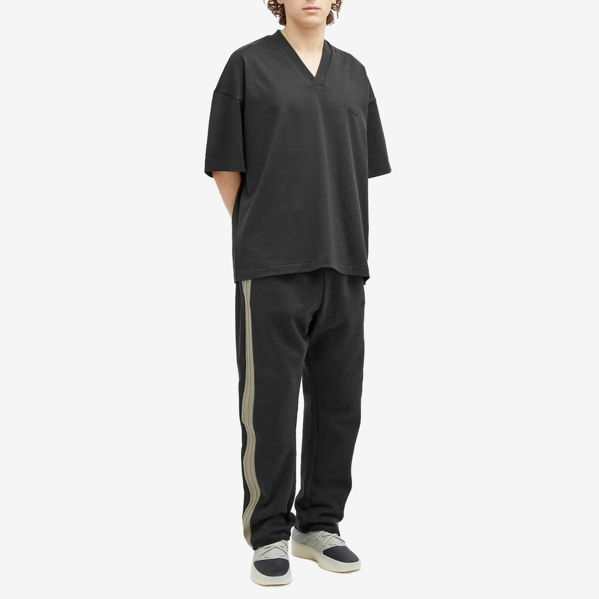 Adidas x FOG Adidas x Fear Of God Athletics V-Neck T-Shirt in Black