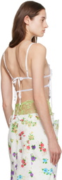Yuhan Wang White Handkerchief Camisole