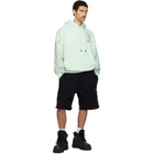 Off-White Blue Big Double Arrow Skate Hoodie