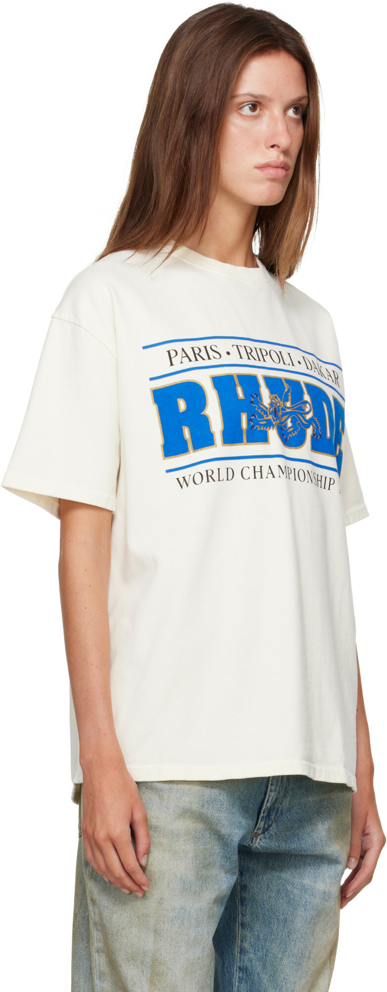 Rhude Off-White 'Rhude Chrono' T-shirt
