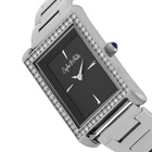 Sophie And Freda Wilmington Quartz Crystal Black Dial Ladies Watch SF5601