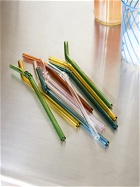 HAY - Sip Swirl Set Of 6 Glass Straws
