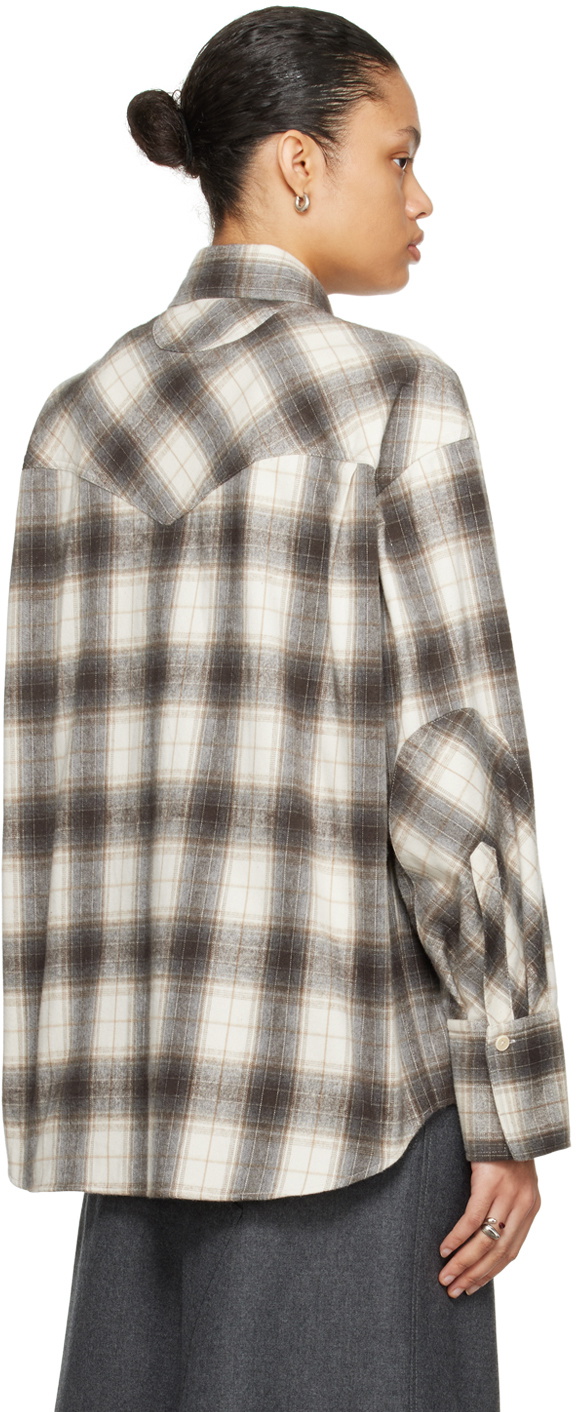 Brown Check Shirt