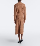 Emilia Wickstead Koda cable-knit wool skirt