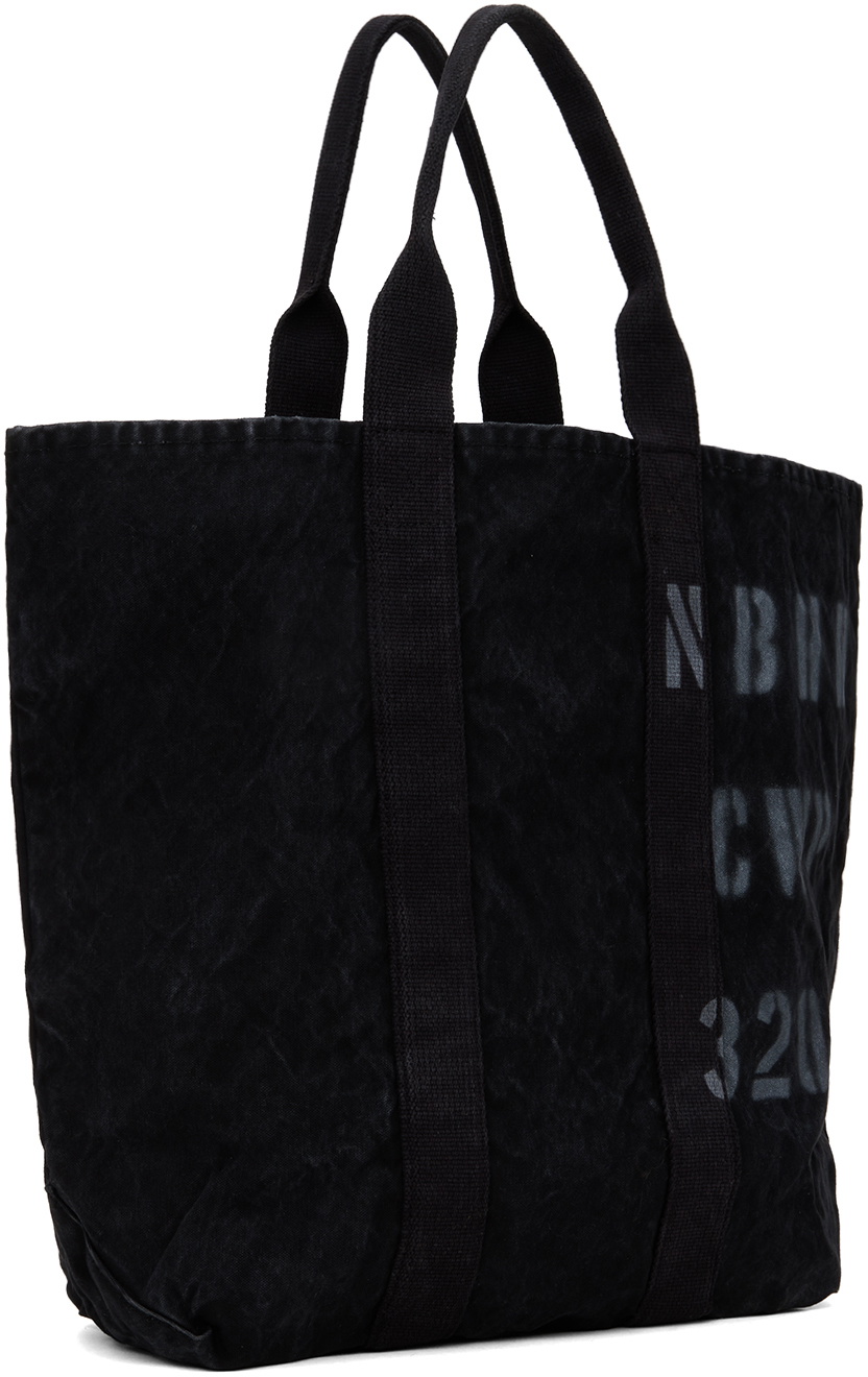バッグ NEIGHBORHOOD  CANVAS TOTE BAG  BLACK バッグ NEIGHBORHOOD CANVAS TOTE BAG BLACK Neighborhood Black
