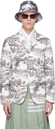 Thom Browne Gray Scenic Blazer