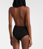 Balmain Hooded jersey bodysuit