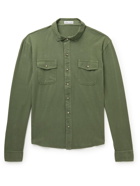 Peter Millar - Garment-Dyed Stretch Pima Cotton-Jersey Shirt - Green