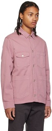 PS by Paul Smith Purple Button Denim Jacket