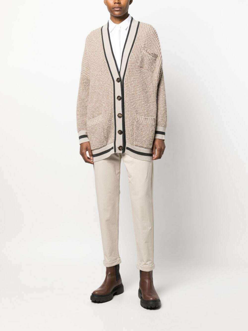 BRUNELLO CUCINELLI - Cashmere And Silk Blend Cardigan