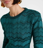 Missoni Zigzag knitted minidress