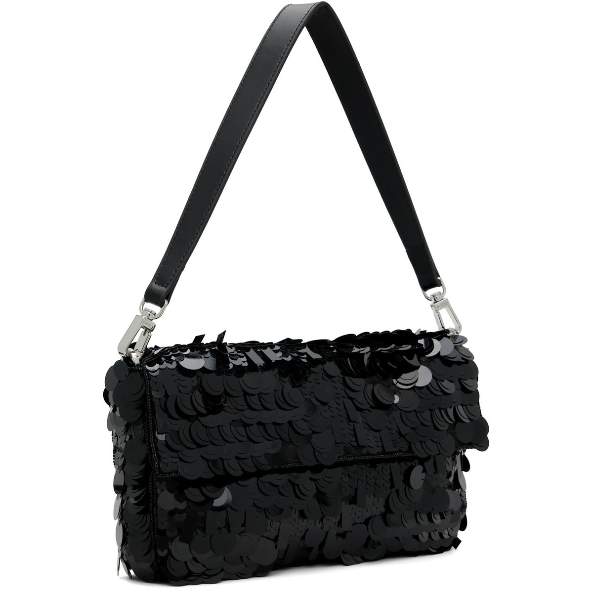 Staud Black Timmy Shoulder Bag