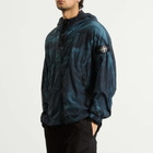 Stone Island Men's Skin Touch Nylon-TC Corrosion Treatment Hooded in Black