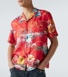 Gucci Floral silk twill bowling shirt