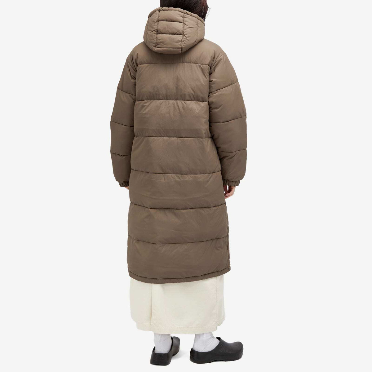Dickies Women's Alatna Long Puffer Coat in Mushroom