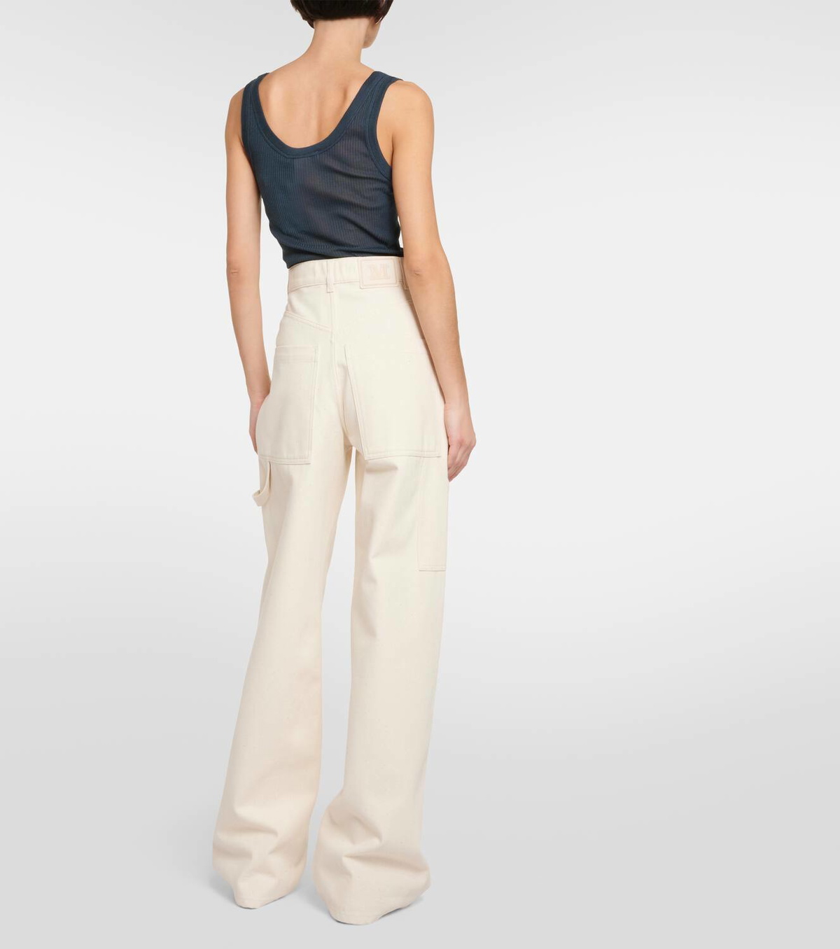 デニム・ジーパン Max Mara SEGNALE Wide-Leg Jeans MAX MARA Segnale high-rise wide-leg jeans | NET-A-PORTER