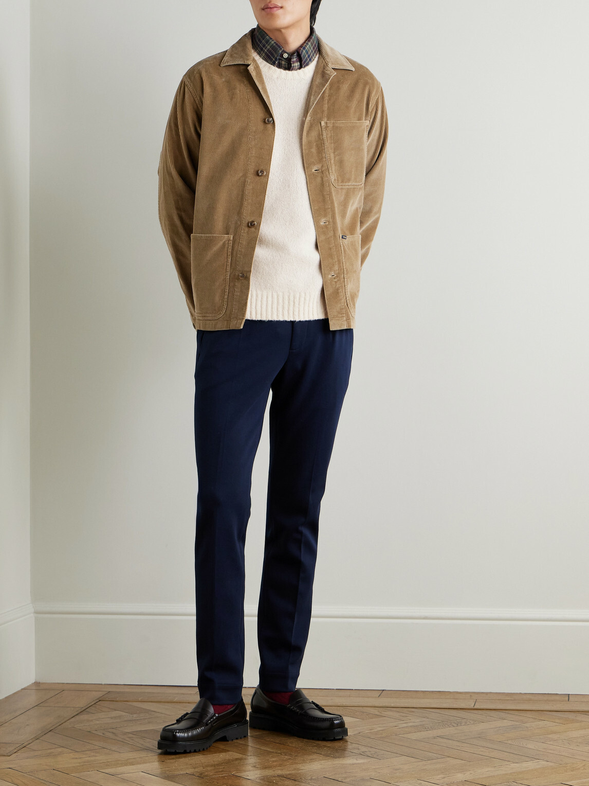 Polo Ralph Lauren - Logo-Embroidered Wool-Blend Sweater - Neutrals