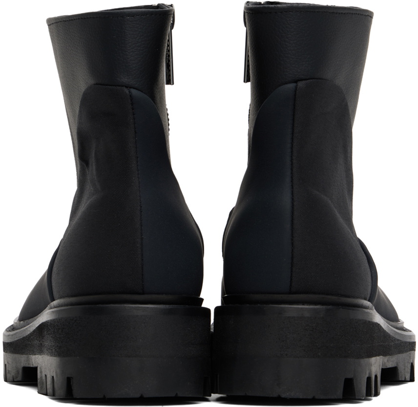 GmbH Black Aras Patchwork Boots