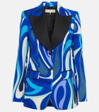 Pucci - Abstract wool-blend blazer
