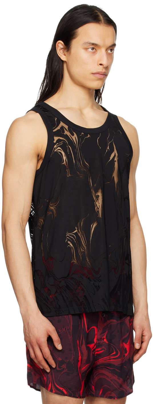 LGN Louis Gabriel Nouchi Black Crewneck Tank Top