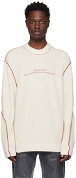 A-COLD-WALL* Off-White Dialogue Sweater