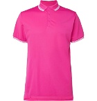 Nike Tennis - Contrast-Tipped Dri-FIT Tennis Polo Shirt - Pink