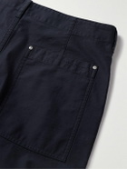 Givenchy - Straight-Leg Panelled Cotton Trousers - Blue