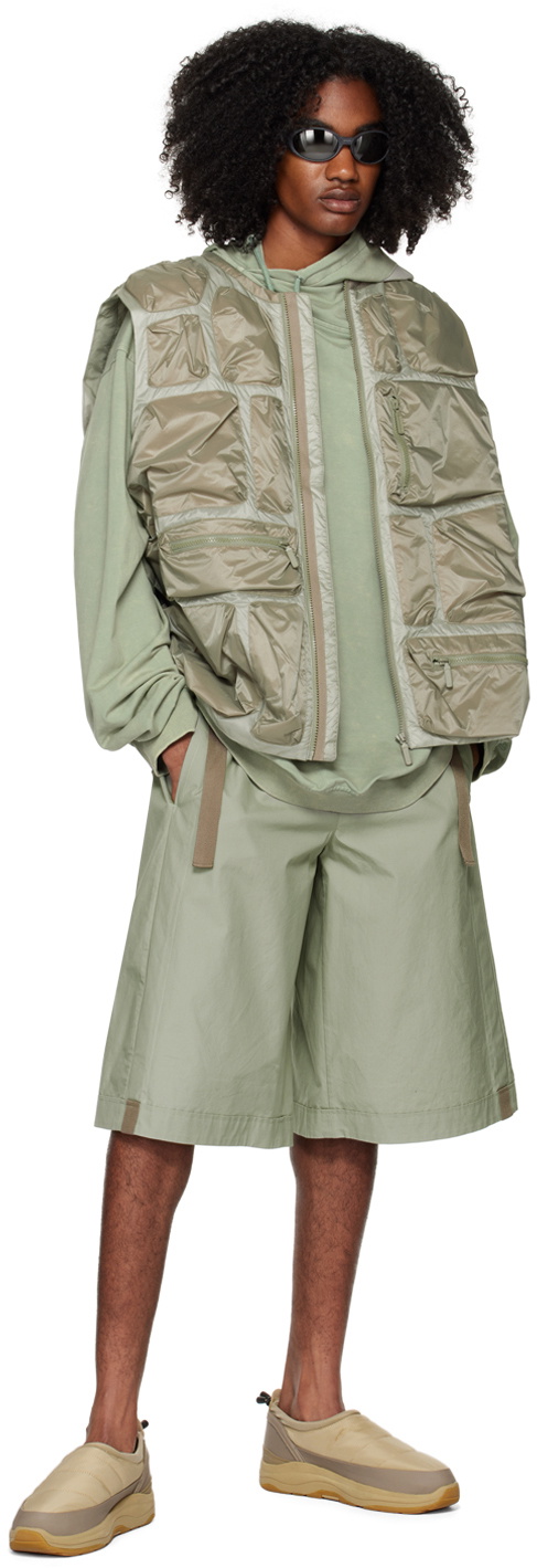 A. A. Spectrum Green Closed Circuit Hoodie