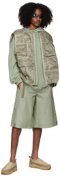 A. A. Spectrum Green Closed Circuit Hoodie
