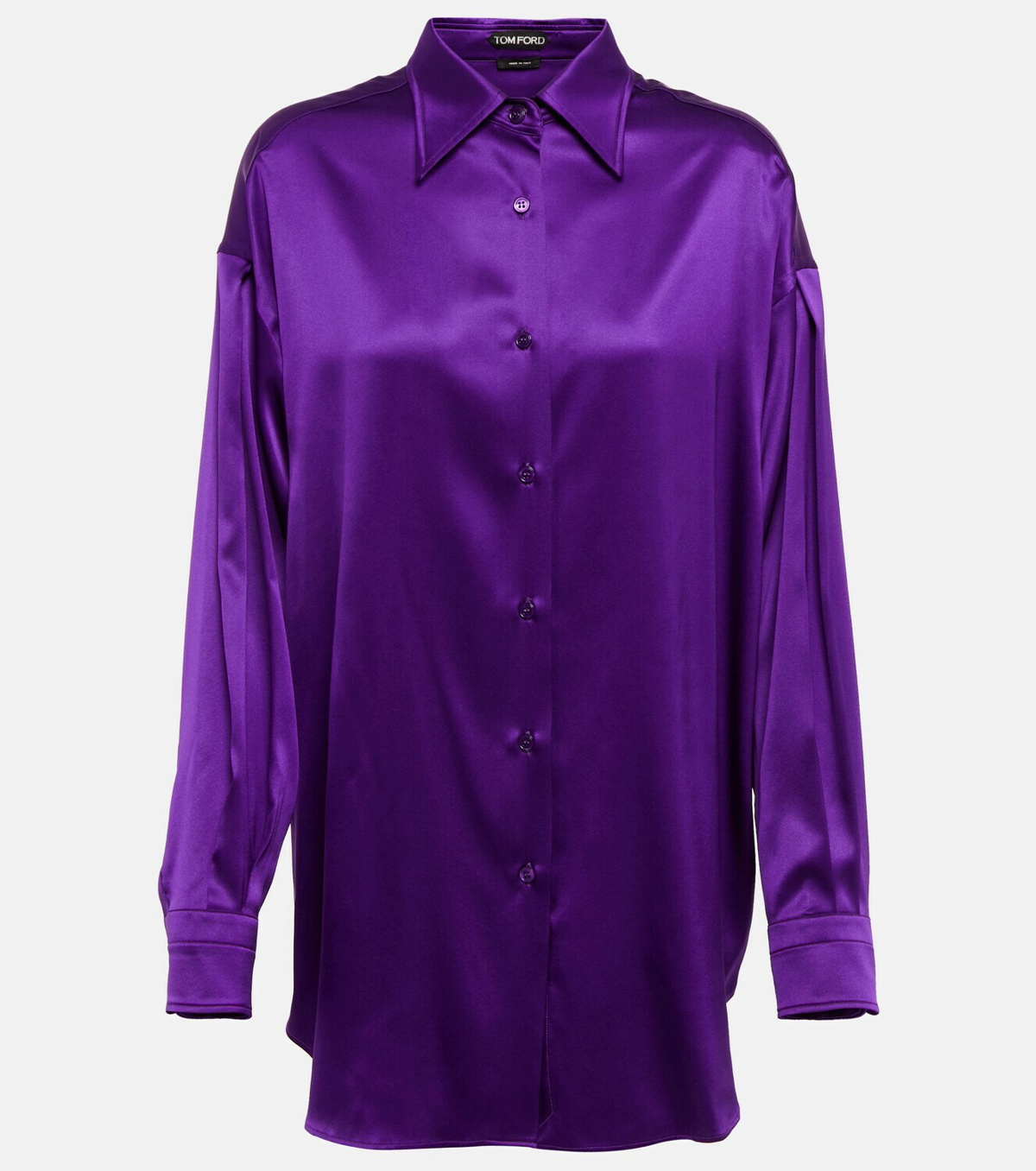 Tom Ford - Silk-blend satin shirt TOM FORD