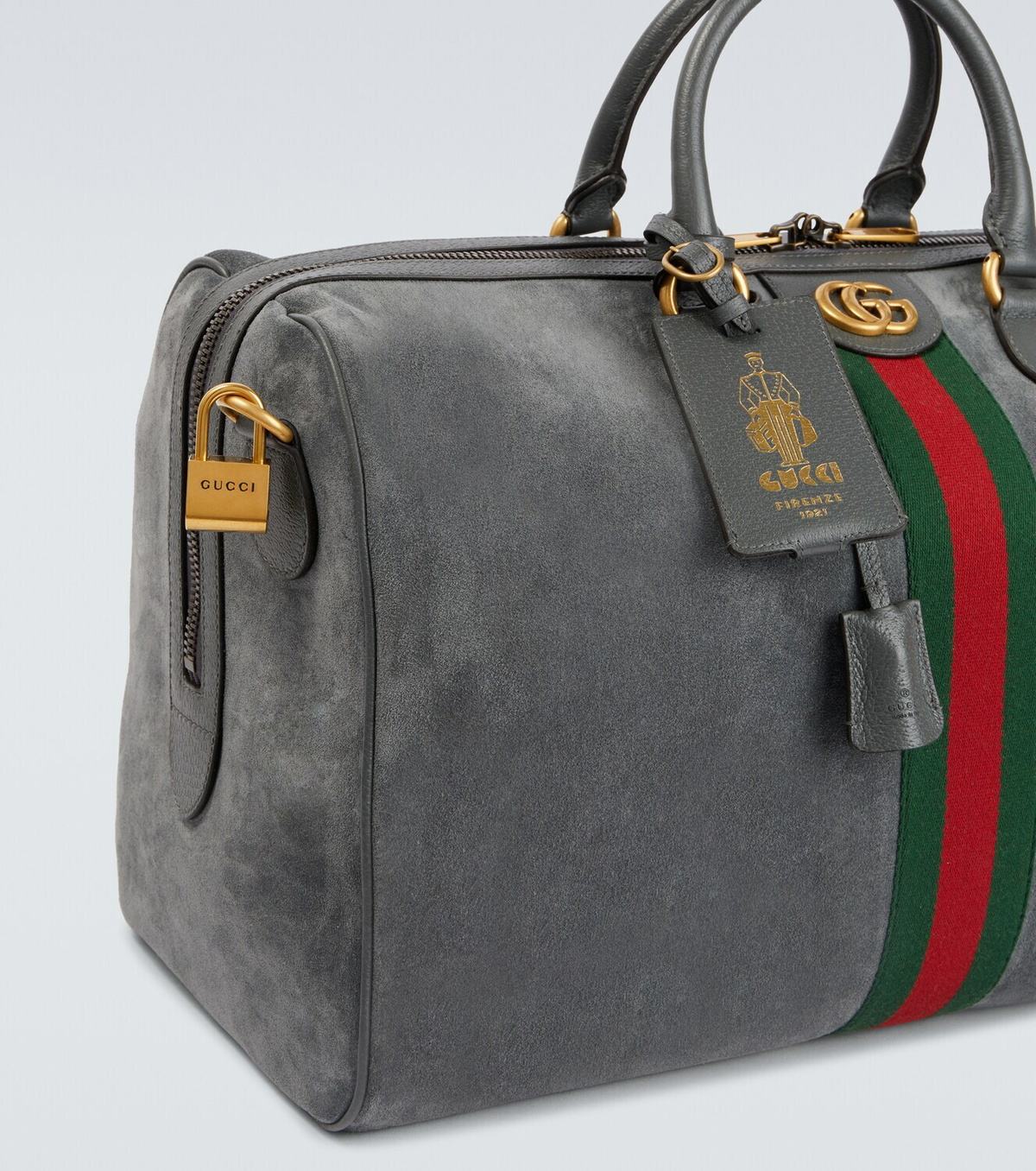Gucci Gucci Savoy Medium suede duffel bag