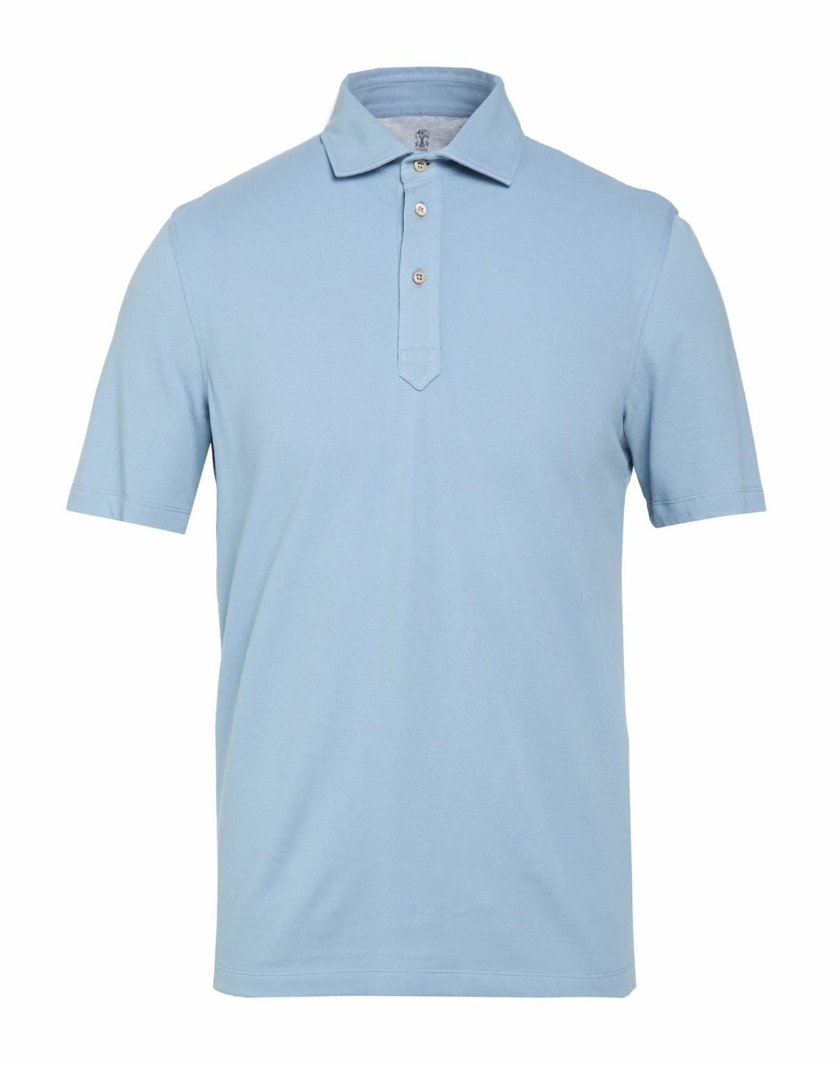 Brunello Cucinelli Mens Polo shirt Light in Blue