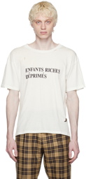 Enfants Riches Déprimés White Printed T-Shirt
