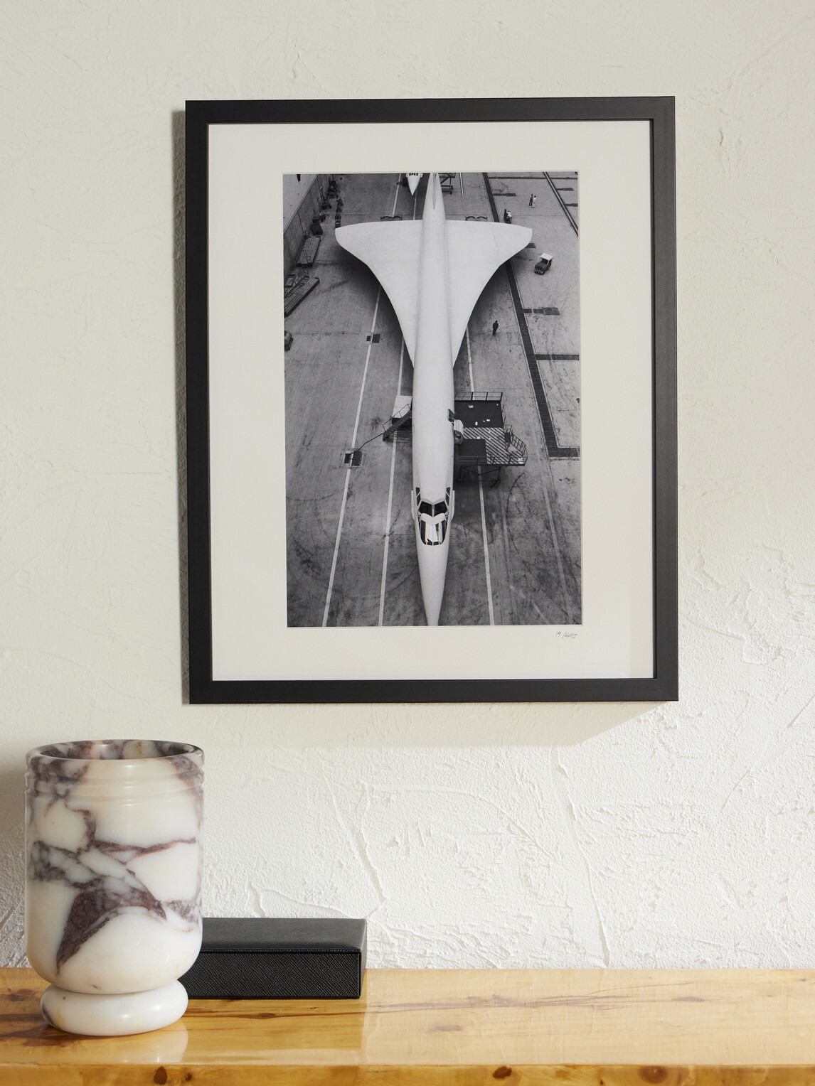 Sonic Editions - Framed 1977 Corcorde '77 Print, 40" x 50"