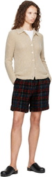 R13 Navy Jumbo Pyjama Shorts