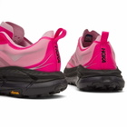 HOKA ONE ONE Mafate Speed 4 Lite Sneaker in Neon Dragonfruit/Black