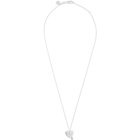 Stolen Girlfriends Club Silver Crying Heart Pendant Necklace