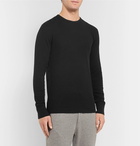 rag & bone - Waffle-Knit Cotton-Jersey T-Shirt - Black