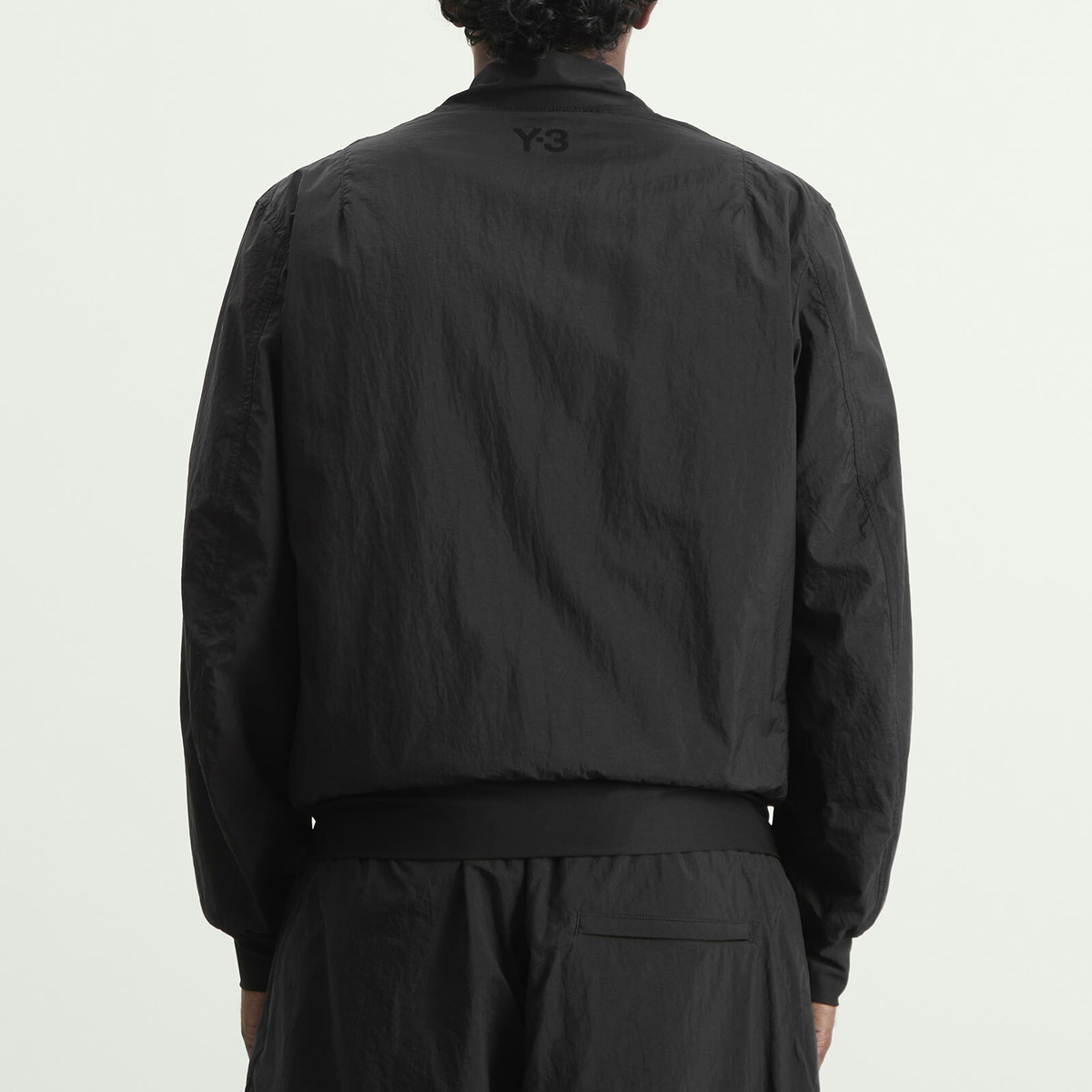Y-3 Men's College Bomber Jacket in Black