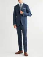 Canali - Impeccable Slim-Fit Super 120s Wool-Flannel Suit Trousers - Blue