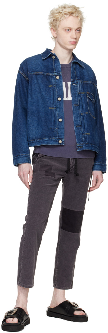 Remi Relief Purple Garment Dyed Sweatshirt
