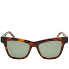 Saint Laurent Sunglasses Women's Saint Laurent SL M106 Sunglasses in Havana/Green