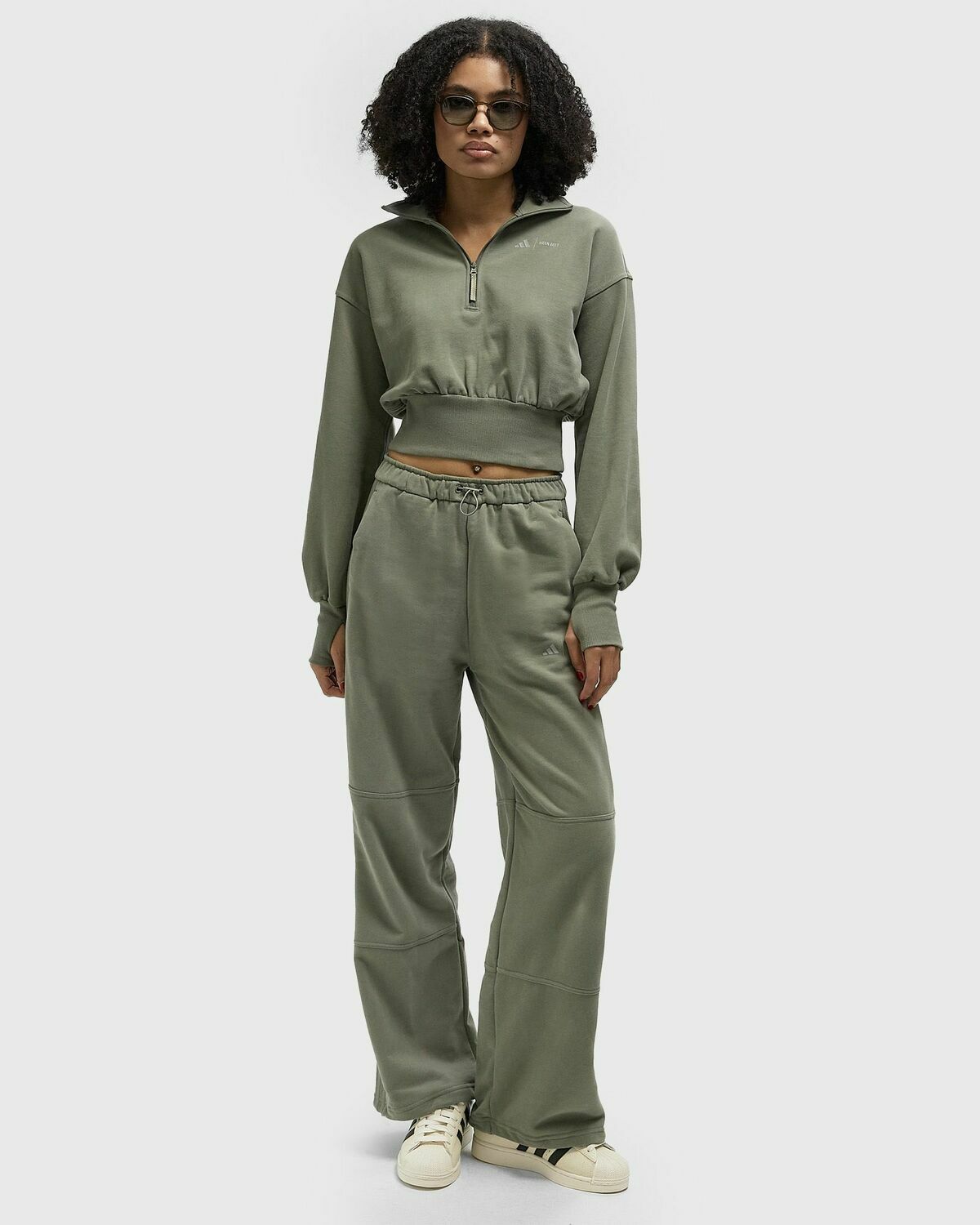 Adidas X MOON BOOT Tracksuit Top Green Womens Track Jacket