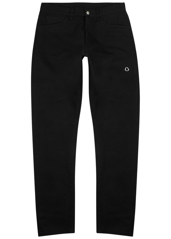 Photo: Moncler Genius 7 Moncler Frgmt Straight-leg Jeans Black