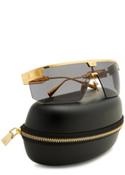 Balmain Eyewear Major Wrap-around Sunglasses - Gold - One Size