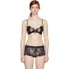 La Perla Black Desert Rose Lace Balconette Underwire Bra