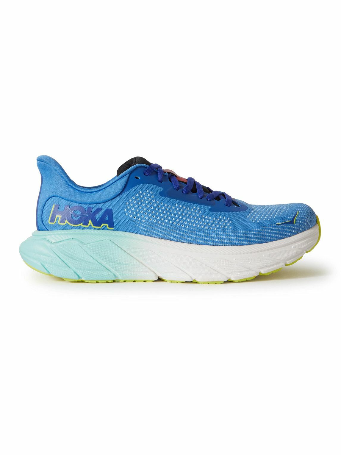 Hoka One One - Arahi 7 Rubber-Trimmed Mesh Running Sneakers - Blue Hoka ...