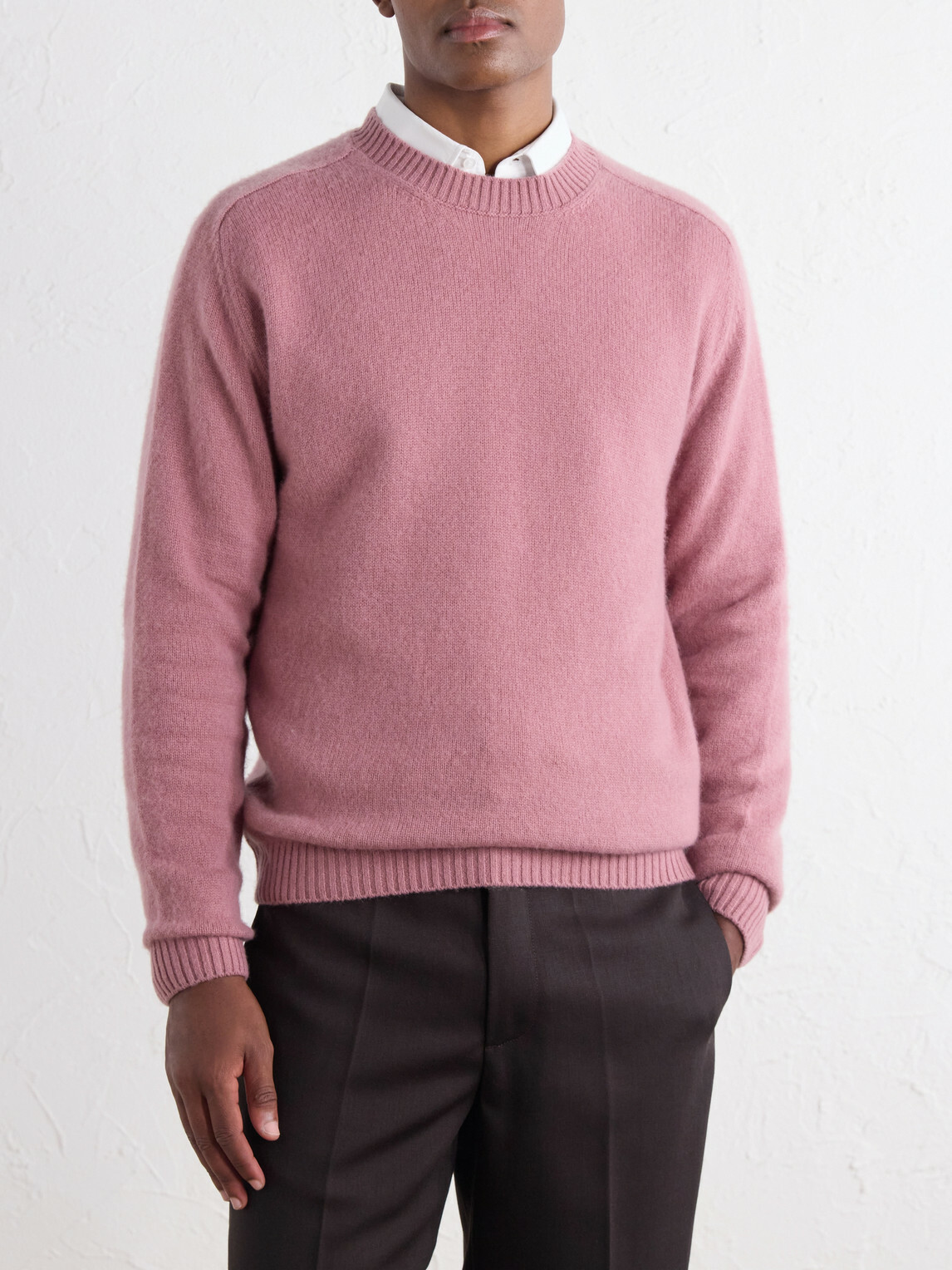 Boglioli - Wool and Cashmere-Blend Sweater - Pink