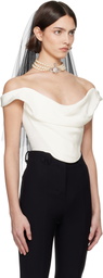 Vivienne Westwood SSENSE Bridal Capsule Silk Cady Comet Corset